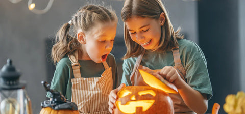 Candlelit Halloween Table