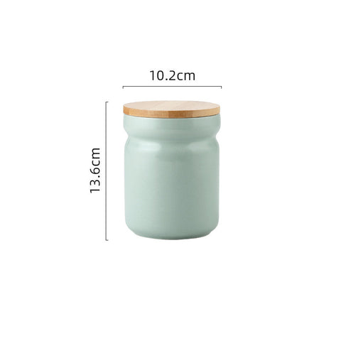 Nordic Ceramic Sealed Food Storage Jar – Airtight Kitchen Container