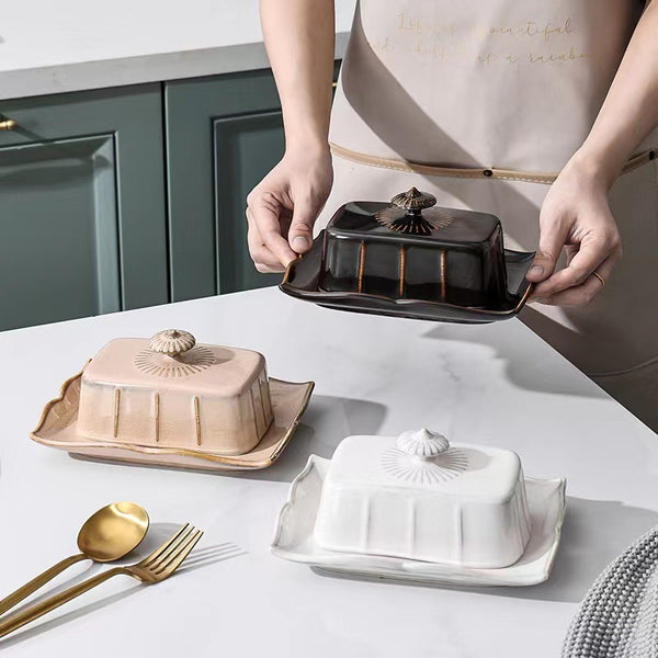 Ceramic Butter Dish · 3" (8 cm) — Wudy Kitchen, image 5
