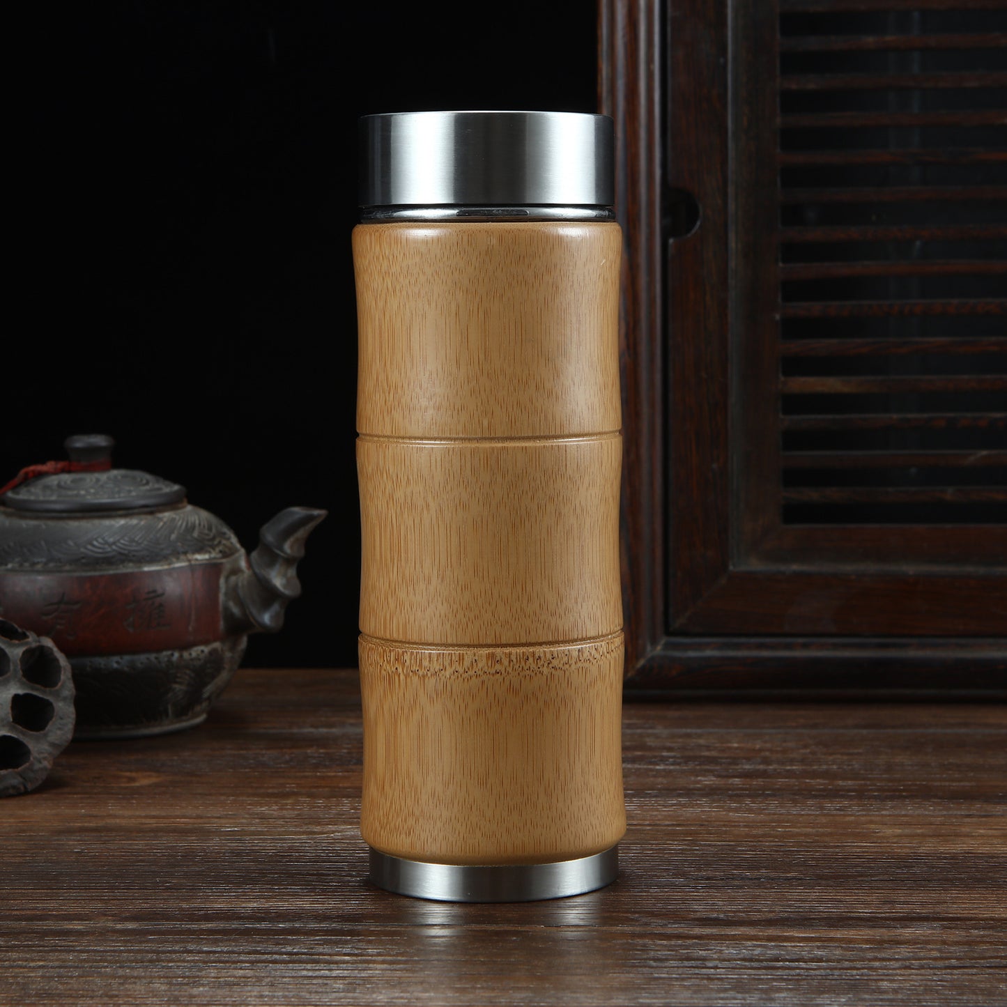 Wudy Bamboo Insulated Bottle | Sustainable 500ml Hydration