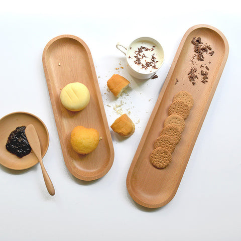 Wudy Solid Wood Serving Plate