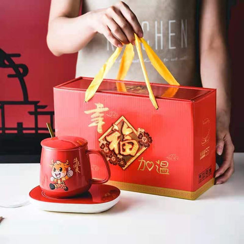 Wudy Heated Mug and Insulation Coaster