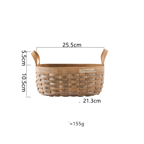 Wudy Spring Hand Woven Fruit-Vegetable and Picnic Basket