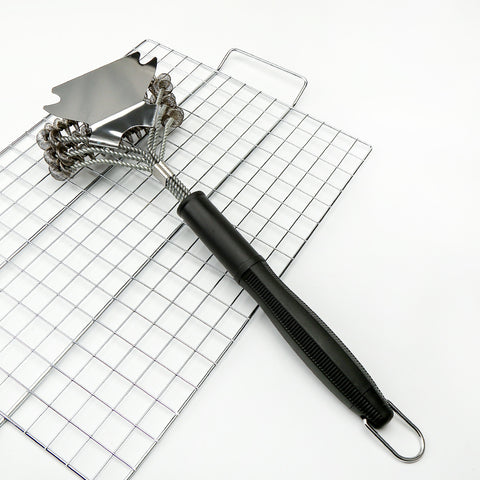 Stainless Steel Barbecue Grilling Cleaning Brush