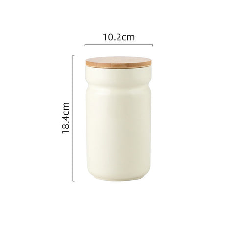 Nordic Ceramic Sealed Food Storage Jar – Airtight Kitchen Container