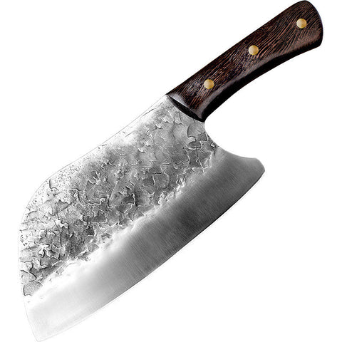 Forged Stainless Steel Chef Knife – Handmade Butcher Cleaver
