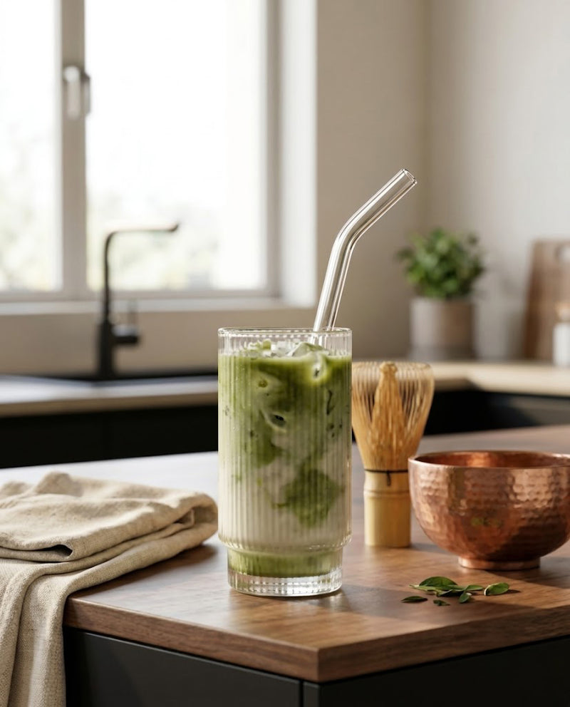Heat-Resistant Glass Straws · Set with Brush — Wudy Kitchen, image 1