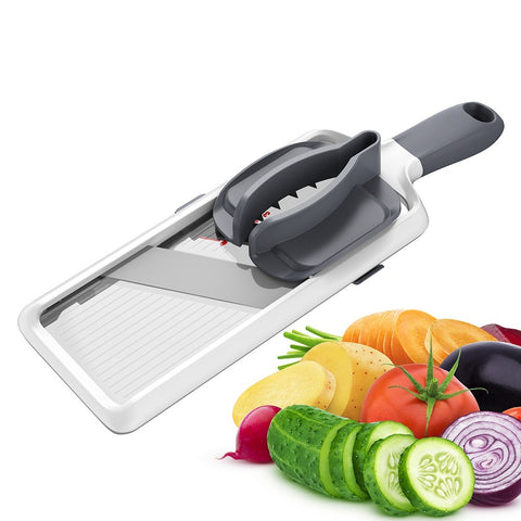 Stainless Steel Vegetable Slicer – Hand Protector Mandoline Cutter
