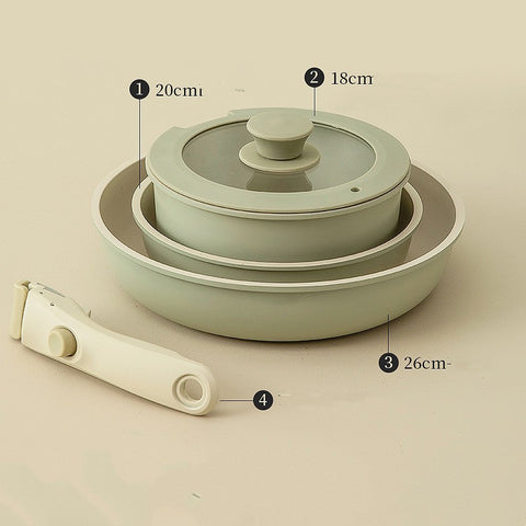 Wudy 4-Piece Household Pan Set