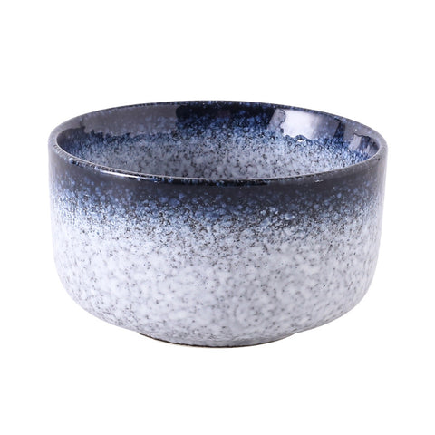 Gradient Sprayed Enamel Ceramic Bowl 450 ml – Minimal & Elegant