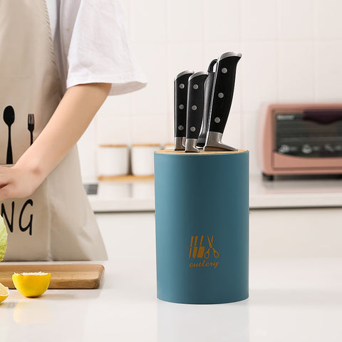 Floor-Standing Knife Holder โ Multifunctional Kitchen Knife Block