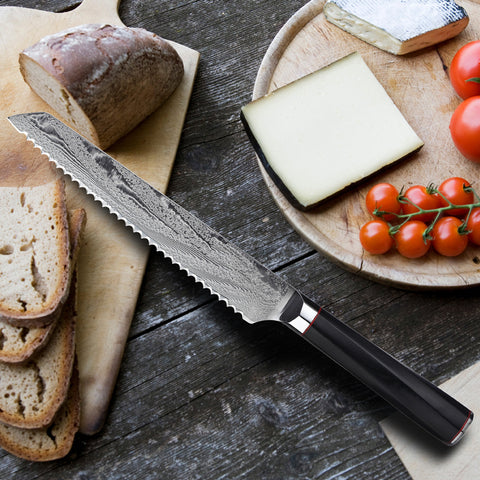 Serrated Bread Knife – Clean Slices, Lasting Sharpness