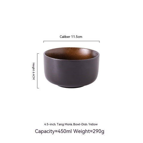 Gradient Sprayed Enamel Ceramic Bowl 450 ml – Minimal & Elegant