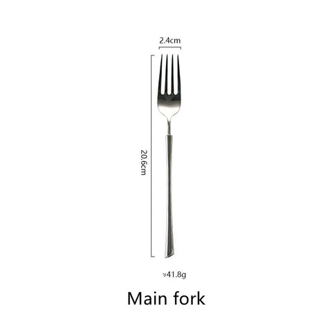 Wudy Silver Stainless Steel Cutlery Set