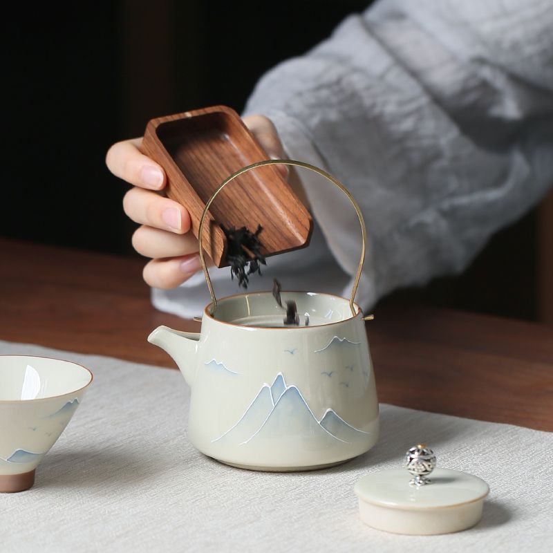 Ceramic Teapot · 800 ml — Wudy Kitchen, image 2