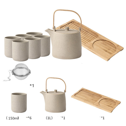 Wudy Retro Large Capacity Ceramic Tea Set