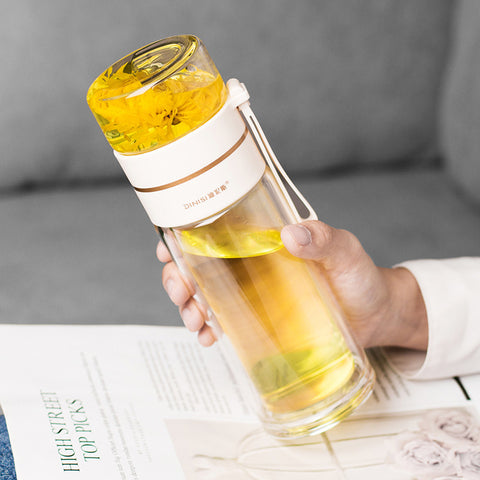 Wudy Glass Tea Infuser Bottle – Smart Brewing