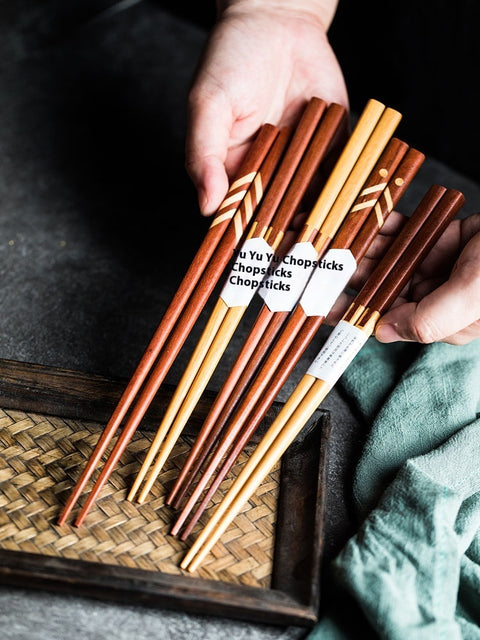 Wudy Japanese Wooden Chopsticks Set