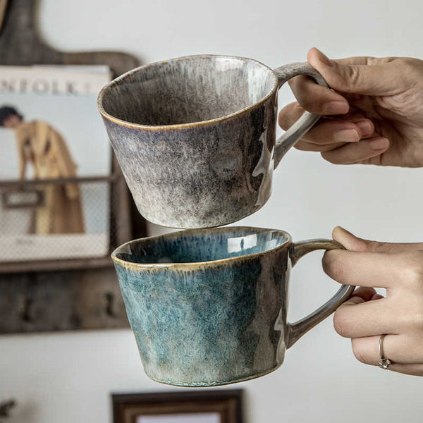 Calm Sip Ceramic Couple Cups · 350 ml — Wudy Kitchen, image 4
