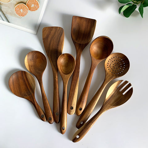 Wudy Natural Wood  Kitchen Tool Set