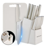 16-Piece German Steel Knife Set · Block & Board