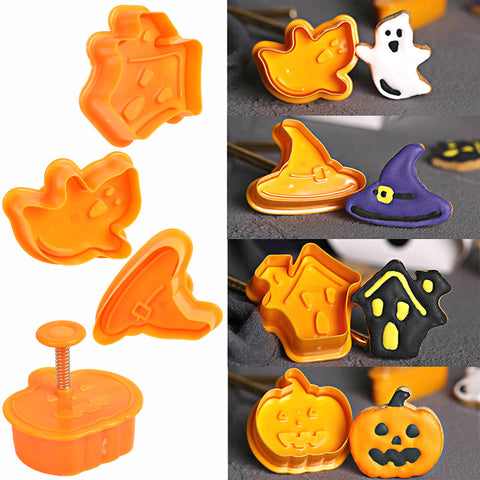 Halloween Cookie Cutter Mold Set