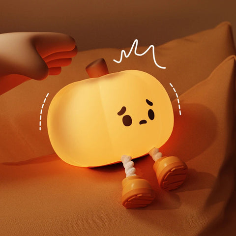 Pumpkin Silicone Night Light – Rechargeable