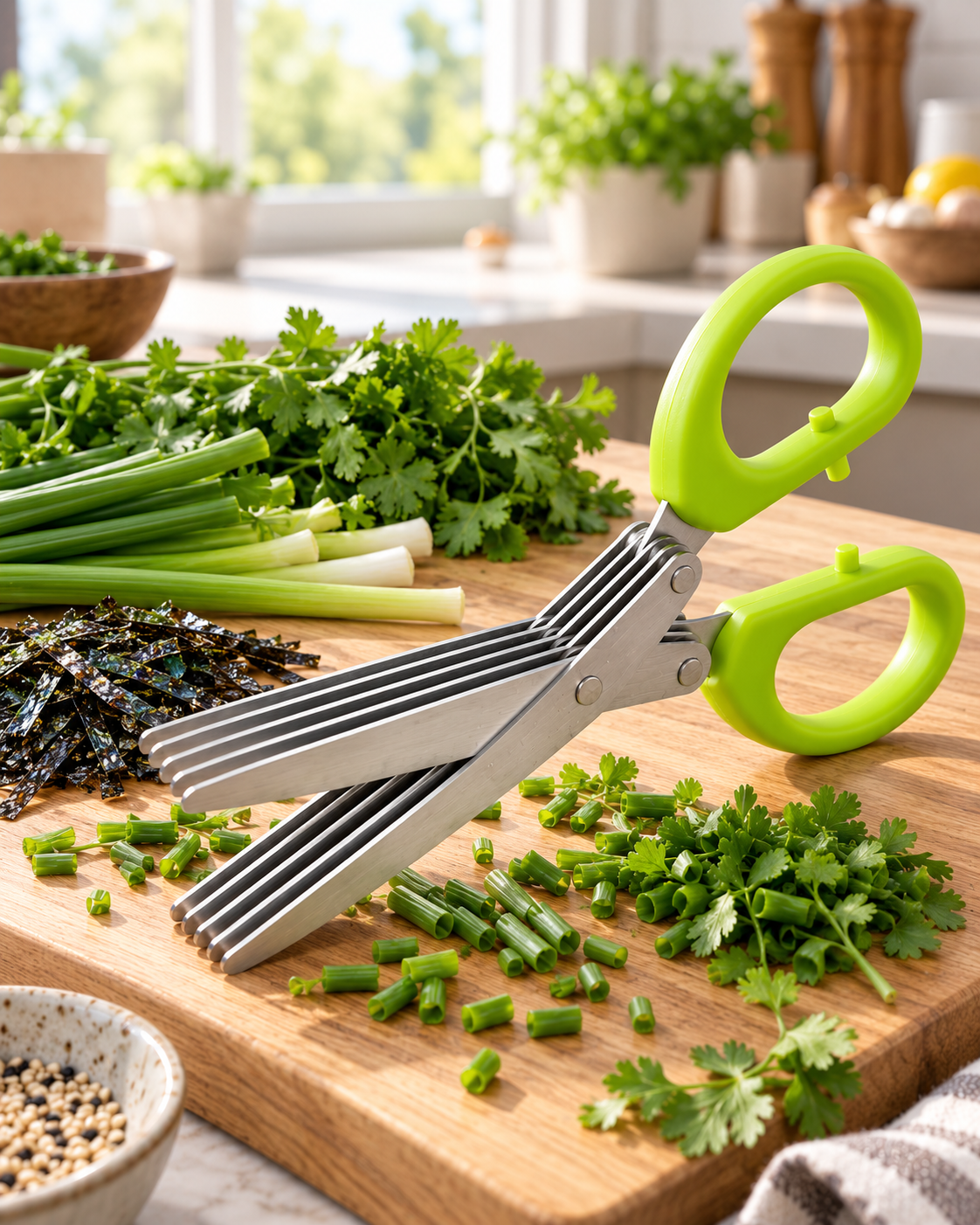 Multi-Blade Herb Scissors
