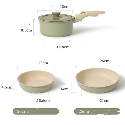 Wudy 4-Piece Household Pan Set