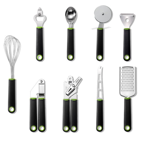 8-Piece Kitchen Utensil Set – Stainless Steel & Ergonomic Handles