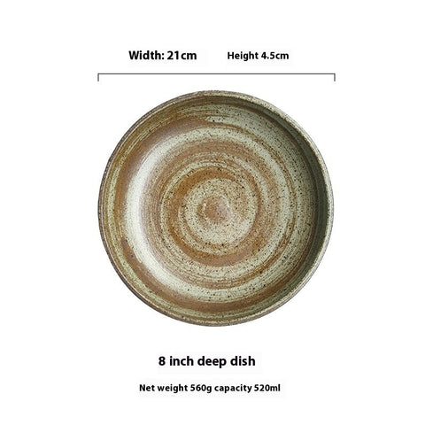 Creative Retro Ceramic Tableware Bowl Saucers