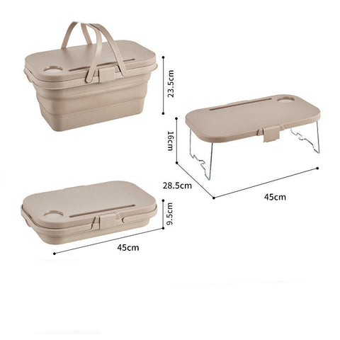 Wudy Outdoor Foldable Picnic Camping Basket