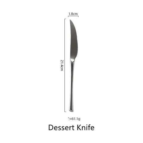 Wudy Silver Stainless Steel Cutlery Set