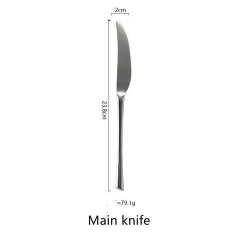Wudy Silver Stainless Steel Cutlery Set