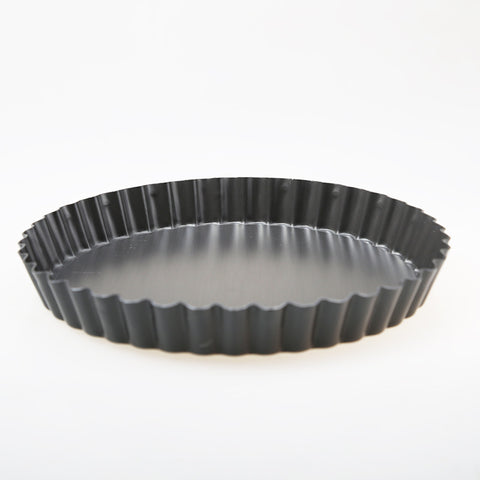 Apple Blossom Tart/Pie Pan — Removable Bottom, Fluted Edge