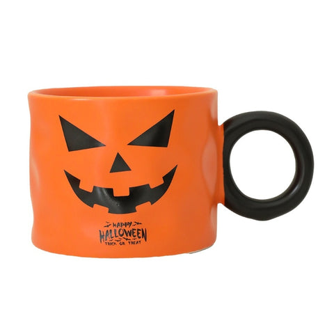 Halloween Pumpkin Ceramic Mug | 450ml | Cute Halloween Cup