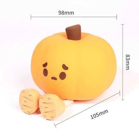 Pumpkin Silicone Night Light – Rechargeable