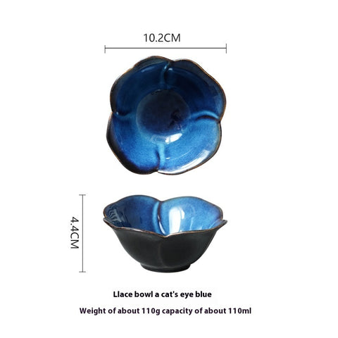 Premium Handmade Lace Ceramic Bowl – Elegant Stoneware in Five Colors