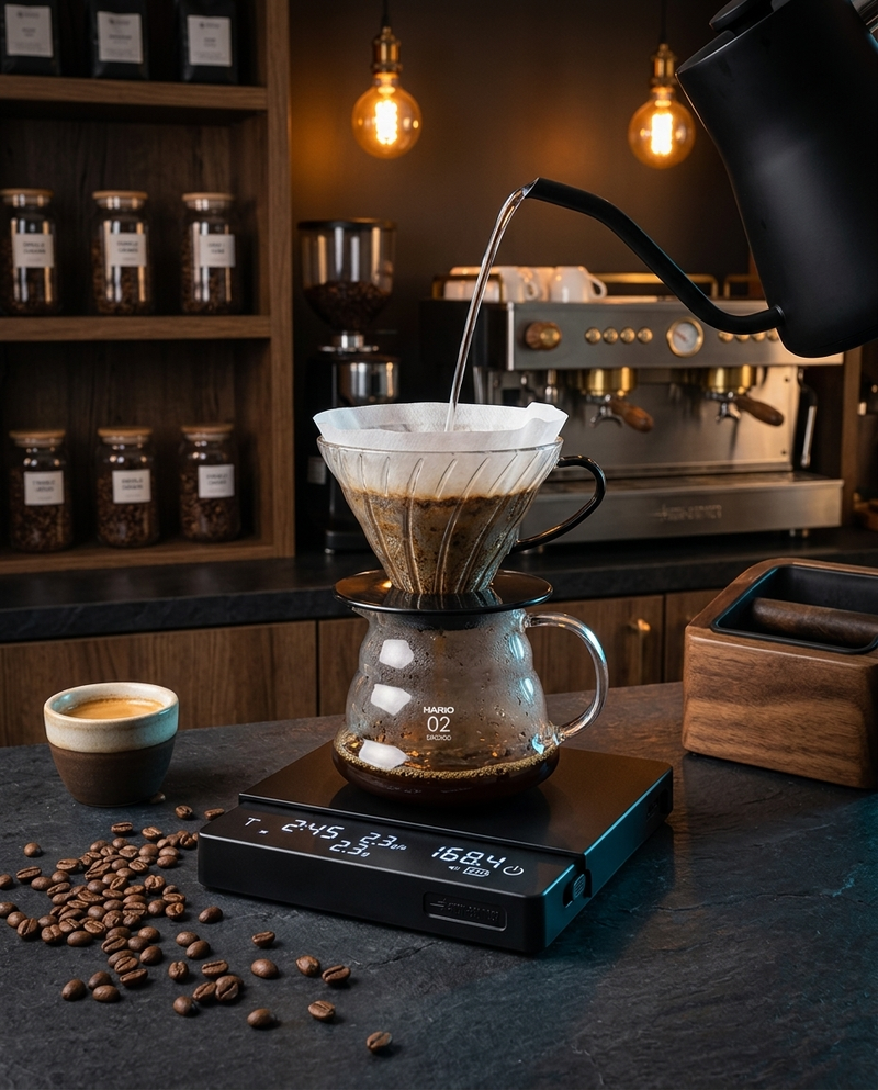 Rechargeable Digital Coffee Scale — Wudy Kitchen, image 1