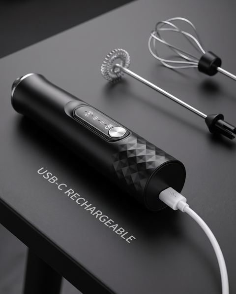 Milk Frother Wand · Rechargeable — Wudy Kitchen, image 2