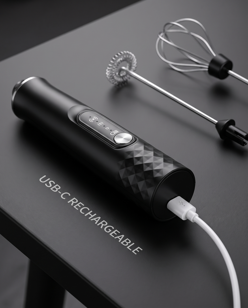 Milk Frother Wand · Rechargeable — Wudy Kitchen, image 2