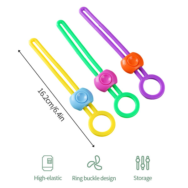 Silicone Bag Sealing Straps Set
