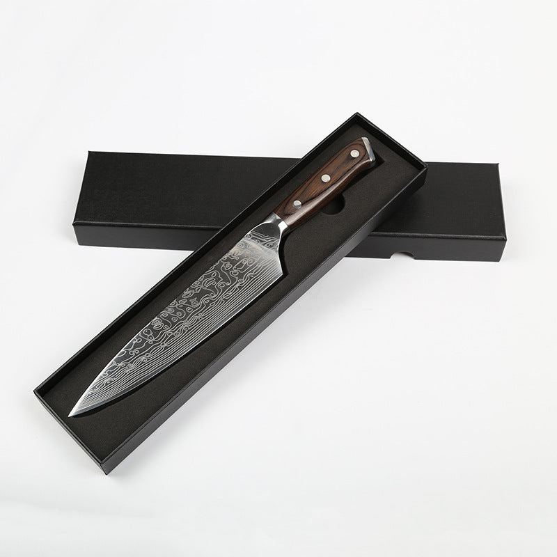 Damascus Pattern Chef Knife · 7.87" (20 cm) — Wudy Kitchen, image 8