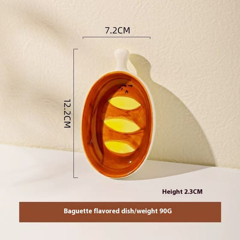 Mini Ceramic Snack Dish Set – Cute & Colorful Design