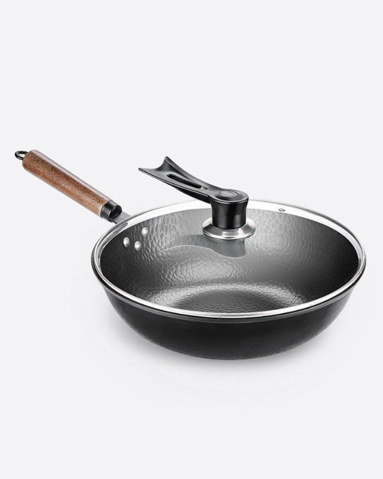 Iron Wok with Lid — Wudy Kitchen, image 1