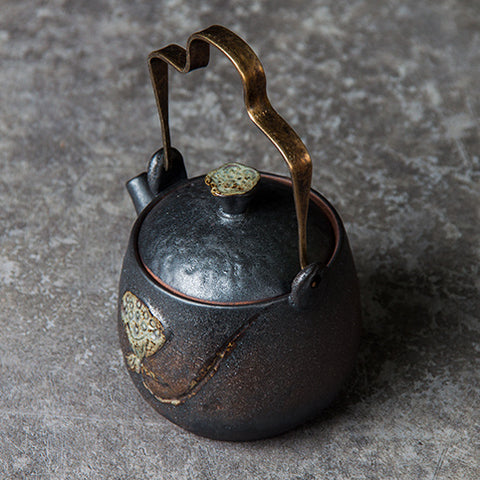 Wudy Handmade Retro Ceramic Teapot