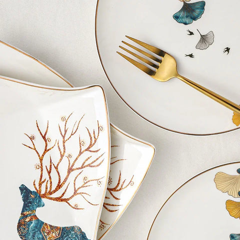 Wudy Spring Dinner Plates