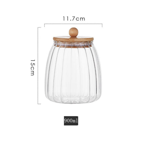 Premium Glass Tea & Food Storage Jar – Household Food-grade Container