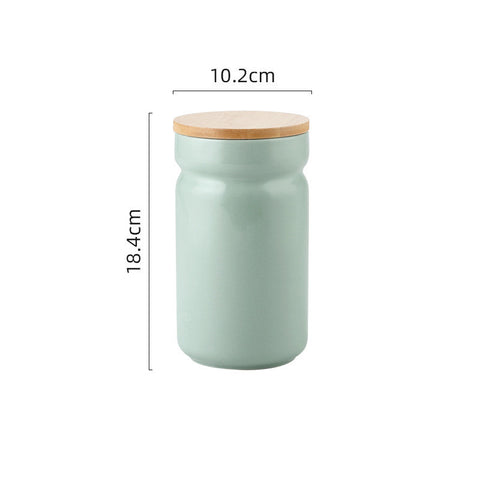 Nordic Ceramic Sealed Food Storage Jar – Airtight Kitchen Container
