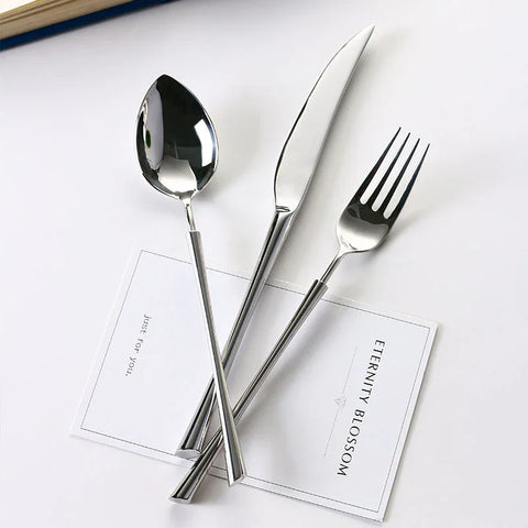 Wudy Silver Stainless Steel Cutlery Set